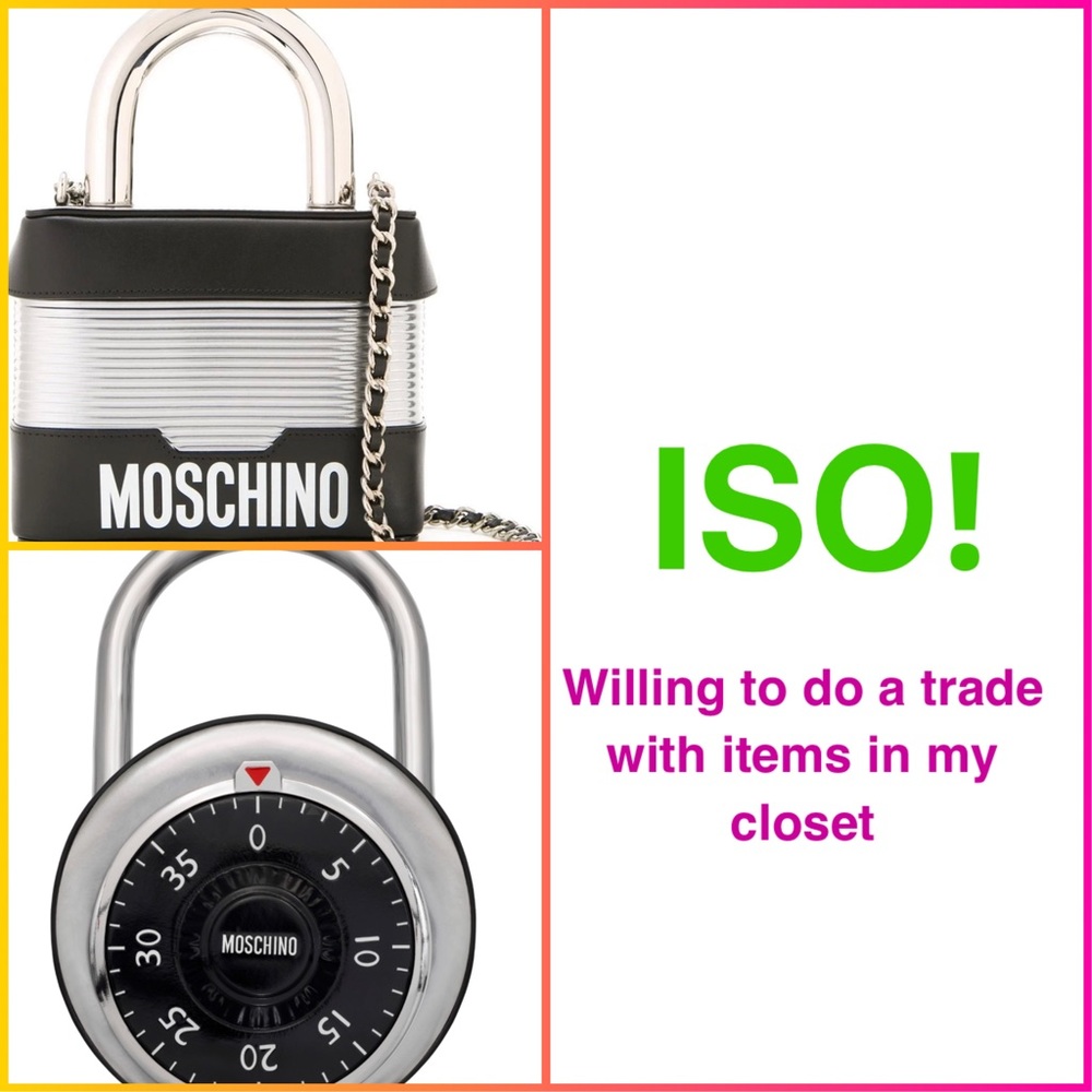 ISO! Moschino lock bag h&m